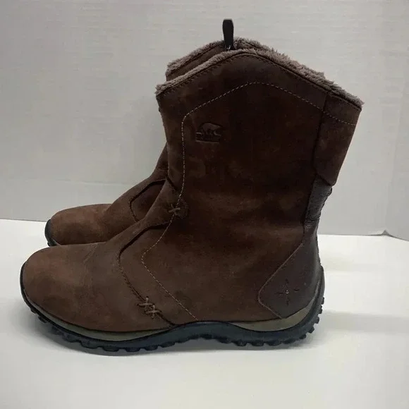 Sorel Maribel Waterproof Suede Boot Thinsulate Dark Brown Women's Size 6 - Picture 6 of 12